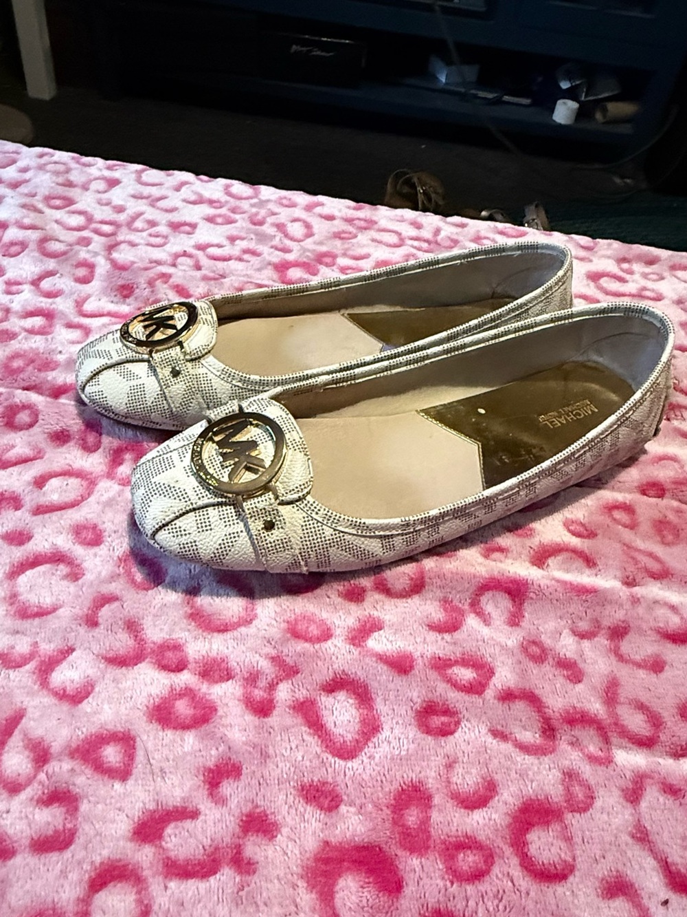 Michael Kors Fulton Moc Vanilla Flats